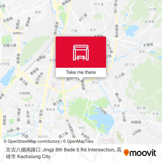 京吉八德南路口 Jingji 8th Bade S Rd.Intersection map