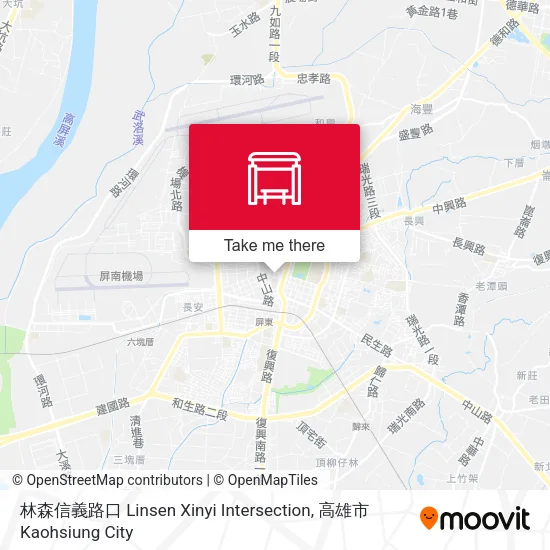 林森信義路口 Linsen Xinyi Intersection地圖