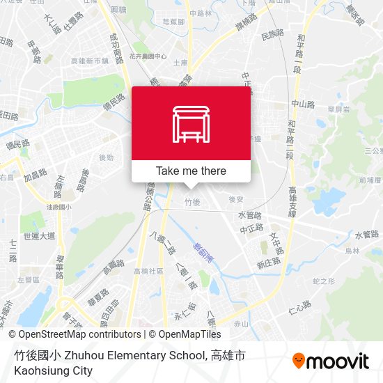 竹後國小 Zhuhou Elementary School map
