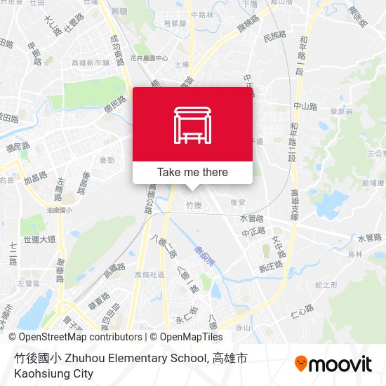 竹後國小 Zhuhou Elementary School map