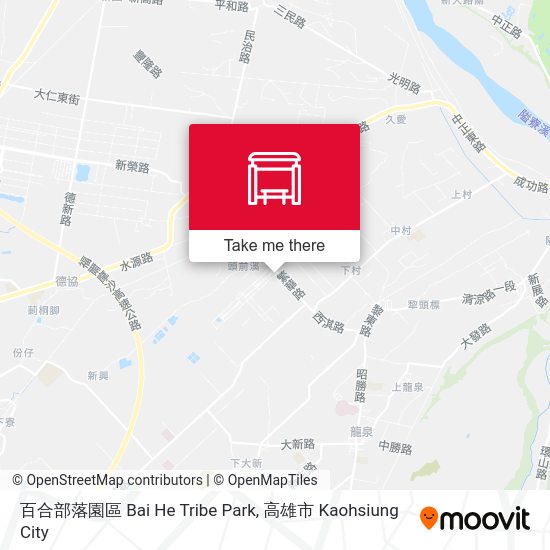 百合部落園區 Bai He Tribe Park map