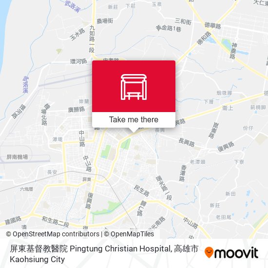 屏東基督教醫院 Pingtung Christian Hospital map