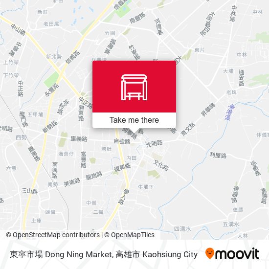 東寧市場 Dong Ning Market map