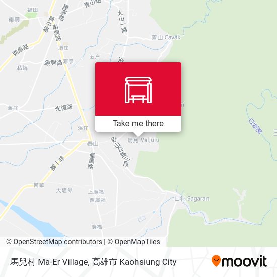 馬兒村 Ma-Er Village map