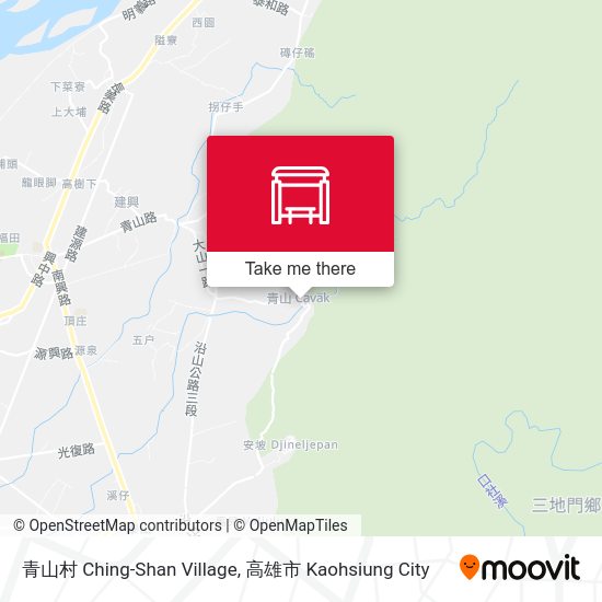 青山村 Ching-Shan Village map