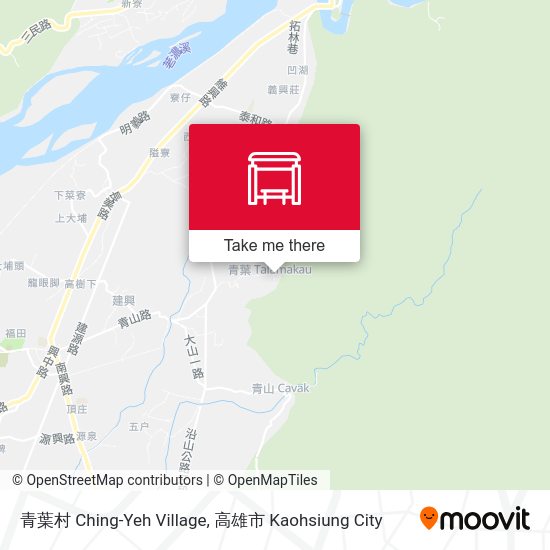 青葉村 Ching-Yeh Village map