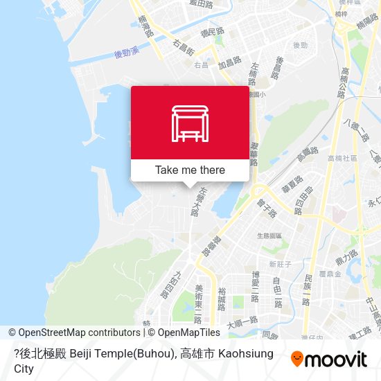 ?後北極殿 Beiji Temple(Buhou) map