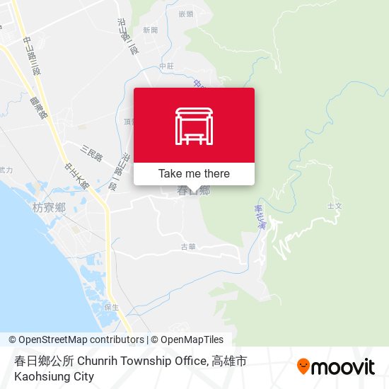 春日鄉公所 Chunrih Township Office map