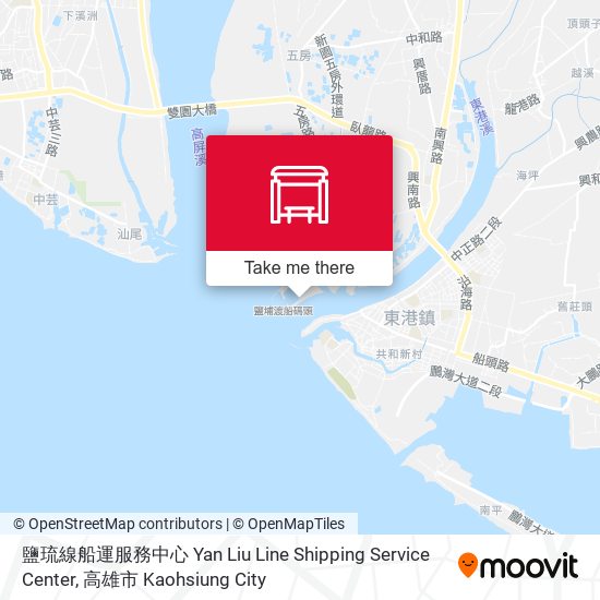 鹽琉線船運服務中心 Yan Liu Line Shipping Service Center map