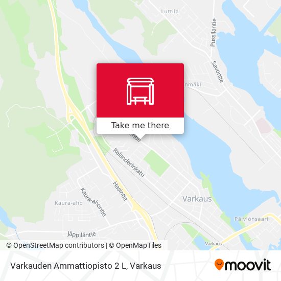 Varkauden Ammattiopisto 2 L map
