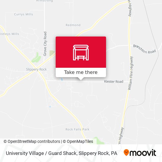 Mapa de University Village / Guard Shack