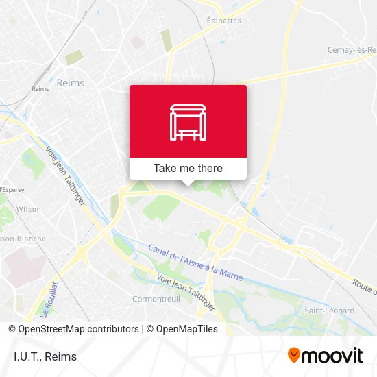 I.U.T. map