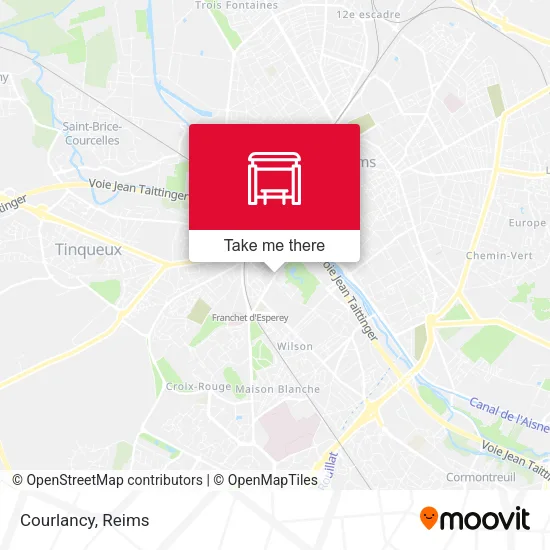 Courlancy map
