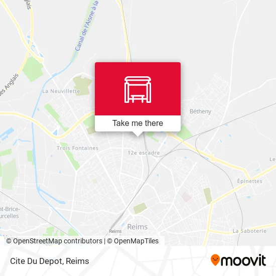 Cite Du Depot map