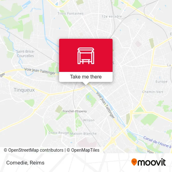 Comedie map