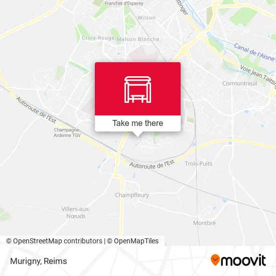 Murigny map