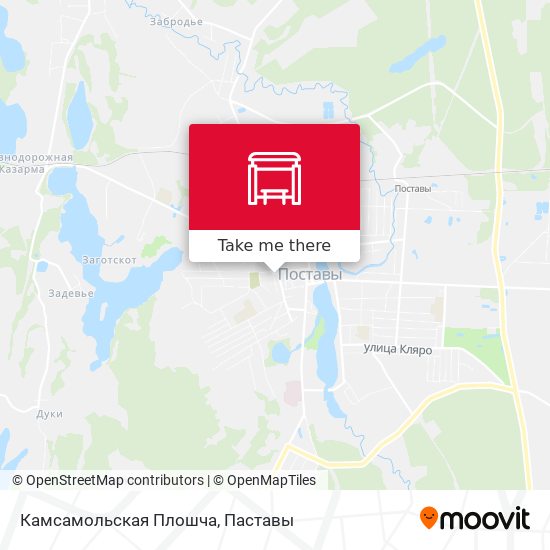 Камсамольская Плошча map