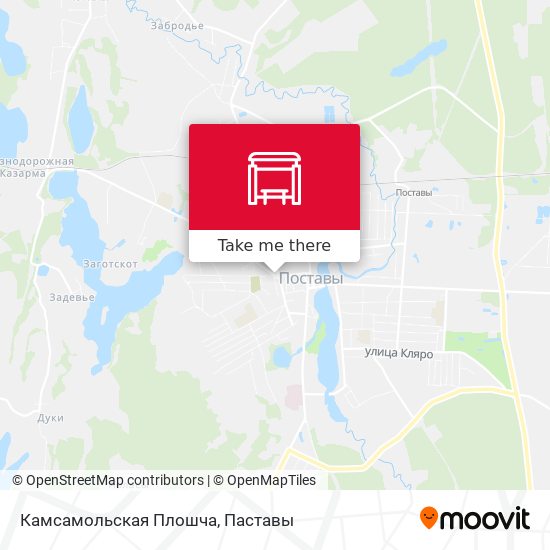 Камсамольская Плошча map