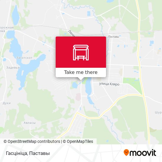 Гасцініца map