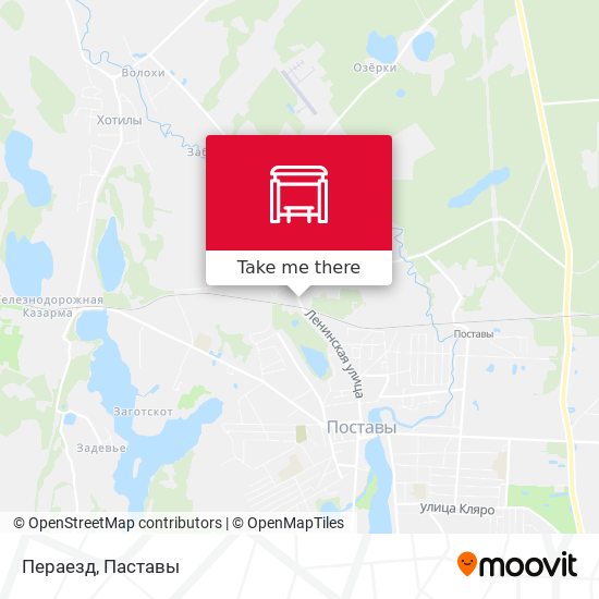 Пераезд map