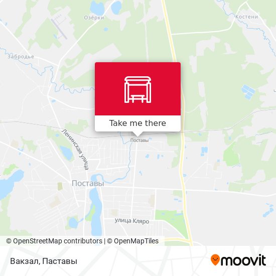 Вакзал map