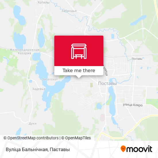 Вуліца Бальнічная map