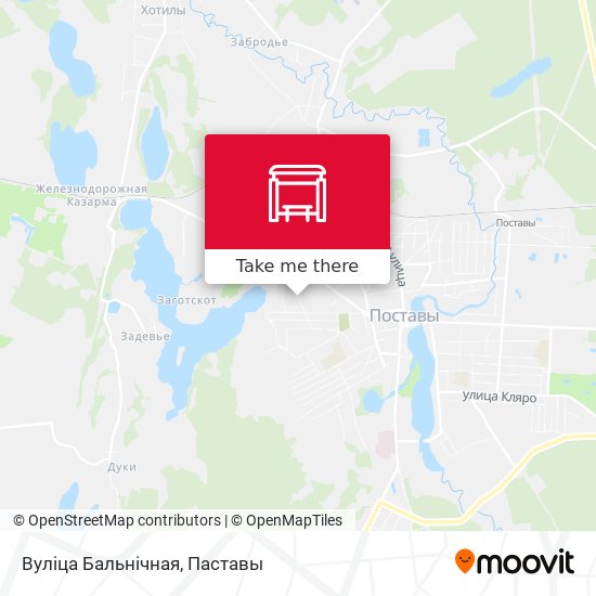 Вуліца Бальнічная map