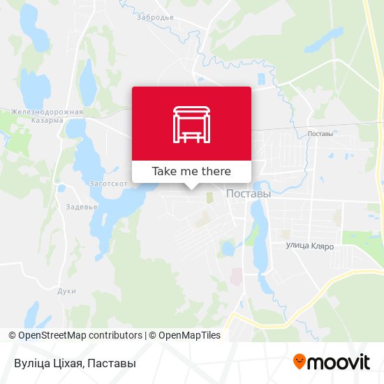 Вуліца Ціхая map