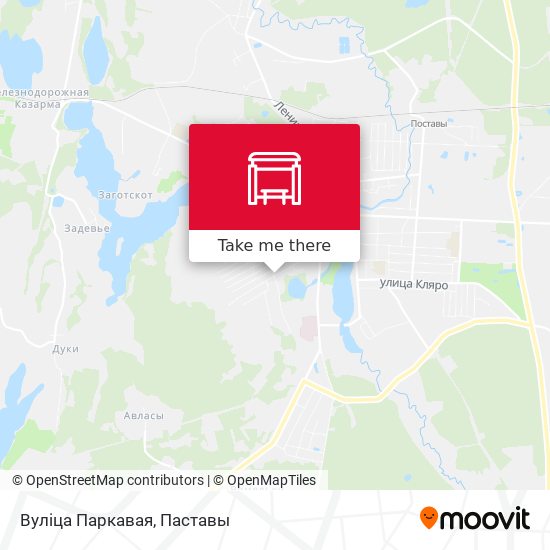 Вуліца Паркавая map