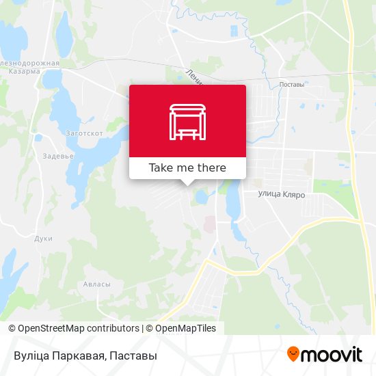 Вуліца Паркавая map