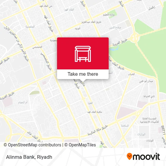 Alinma Bank map