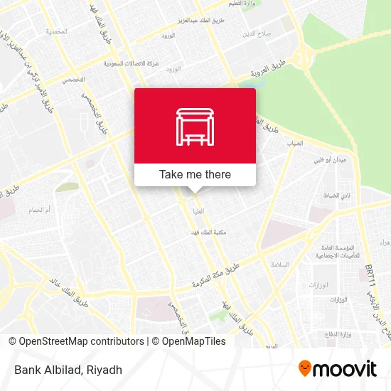Bank Albilad map