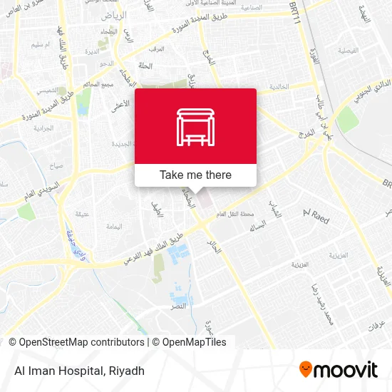 Al Iman Hospital map