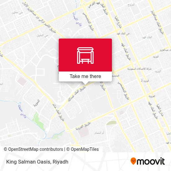 King Salman Oasis map