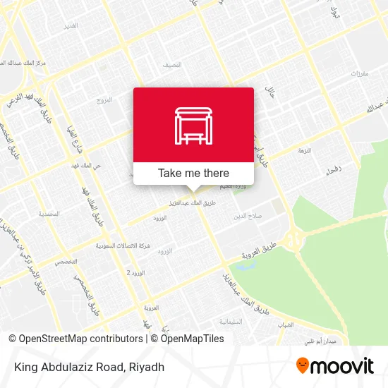 King Abdulaziz Road map