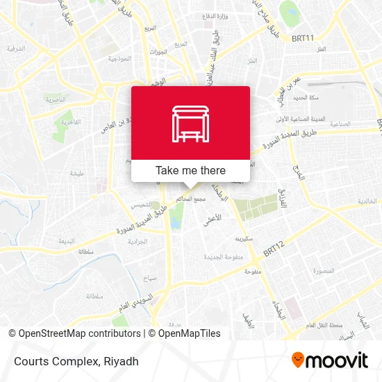 Courts Complex map