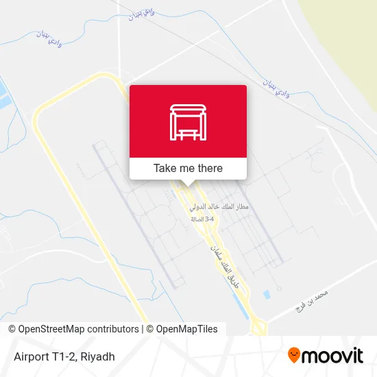 Airport T1-2 map