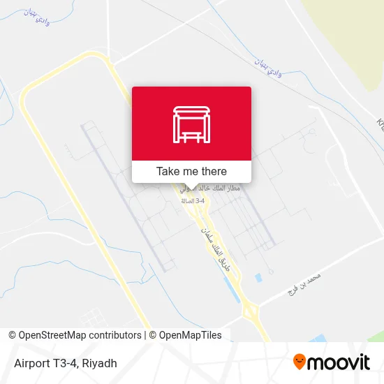 Airport T3-4 map