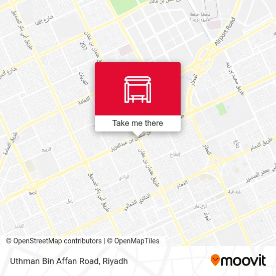Uthman Bin Affan Road map