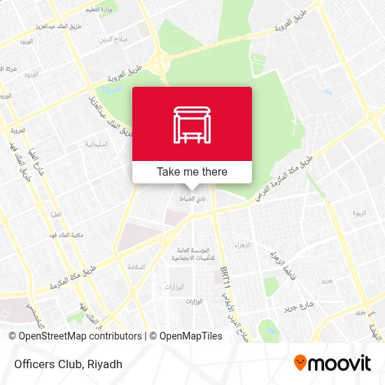 Officers Club map
