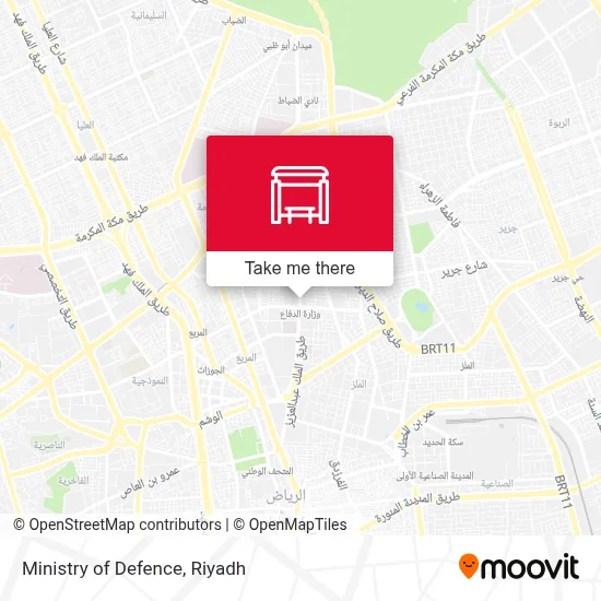 Ministry of Defence map