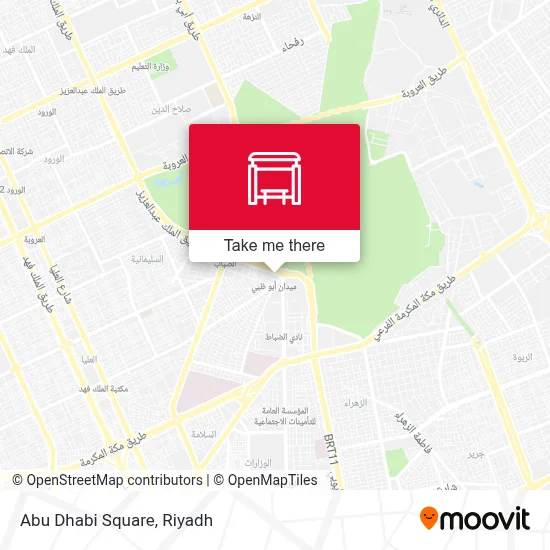 Abu Dhabi Square map