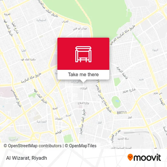 Al Wizarat map