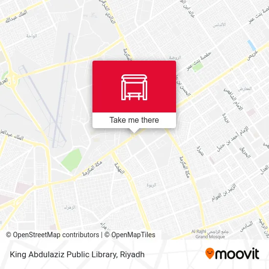 King Abdulaziz Public Library map