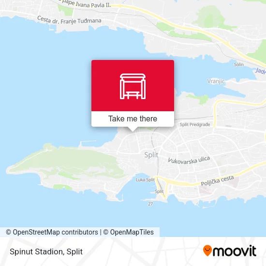 Spinut Stadion map