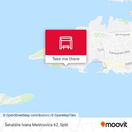 Šetalište Ivana Meštrovića 62 map