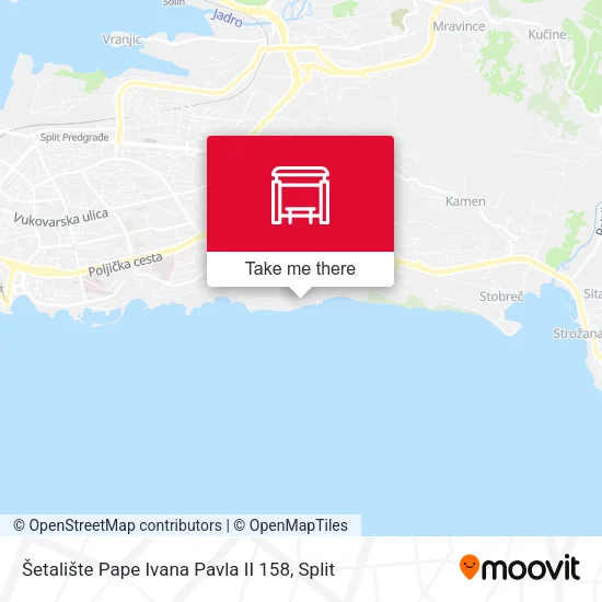 Šetalište Pape Ivana Pavla II 158 map