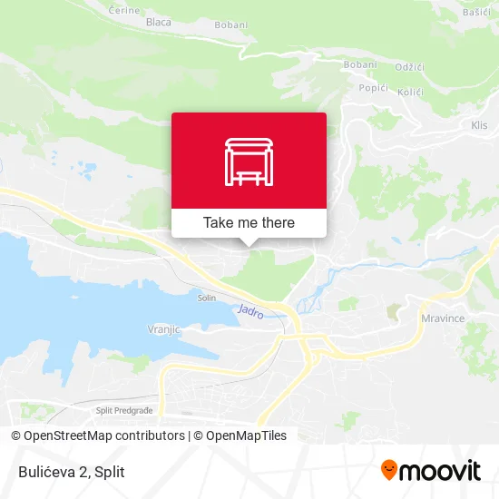 Bulićeva 2 map