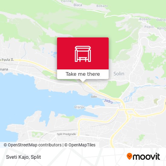 Sveti Kajo map
