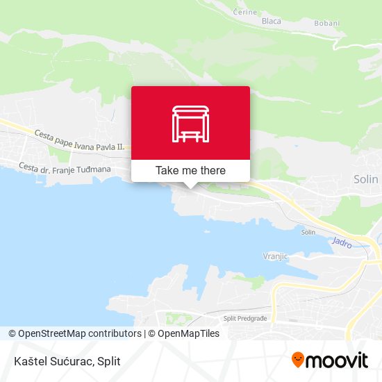 Kaštel Sućurac map